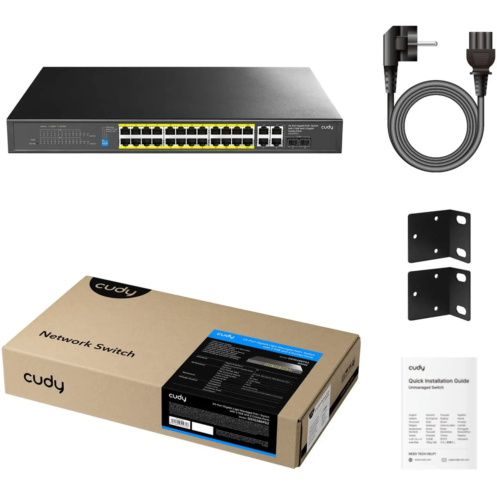 Купить Коммутатор Cudy GS1028EPS2 - фото 2