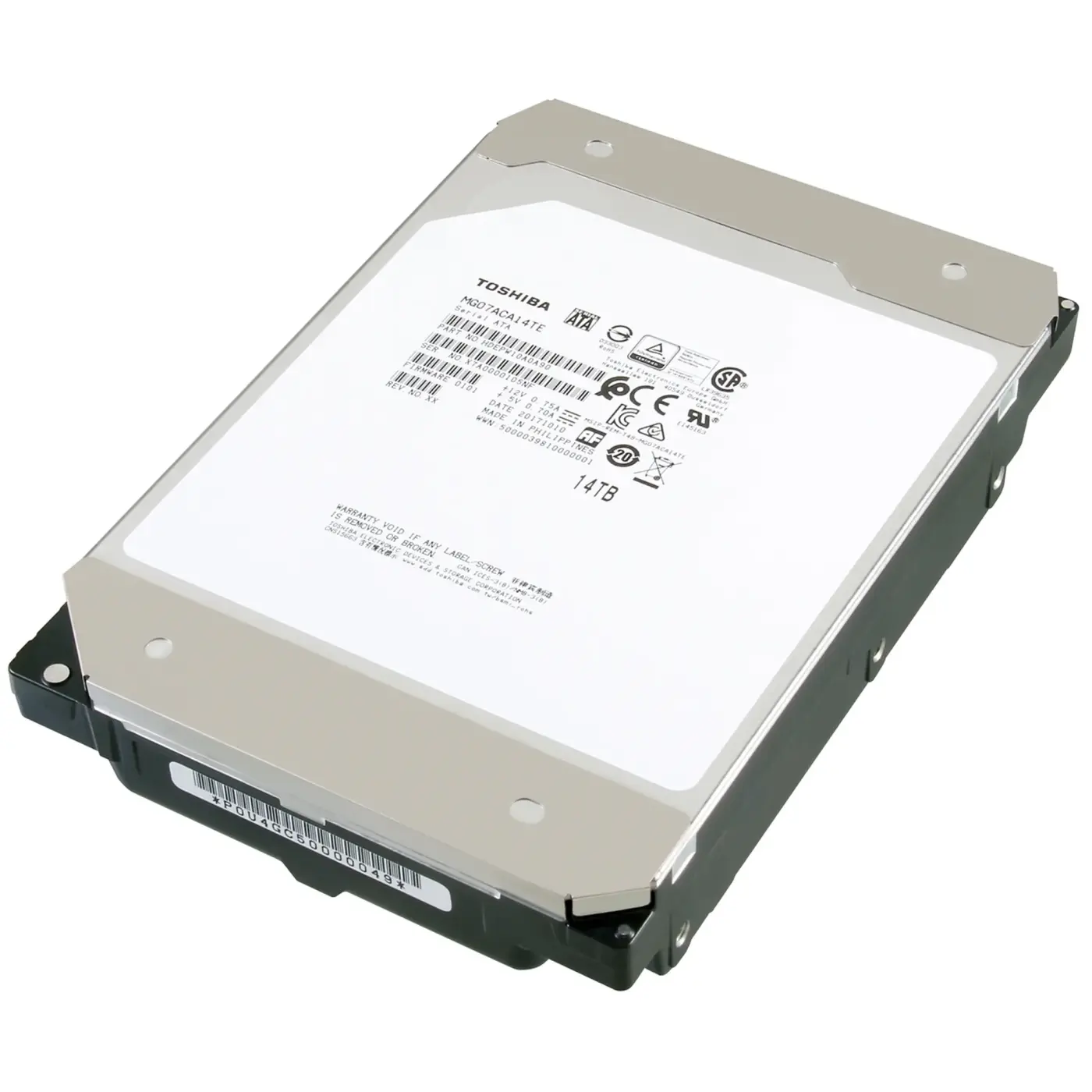 Купить Жесткий диск Toshiba Enterprise 14TB 3.5" SATA III (MG07ACA14TE) - фото 3