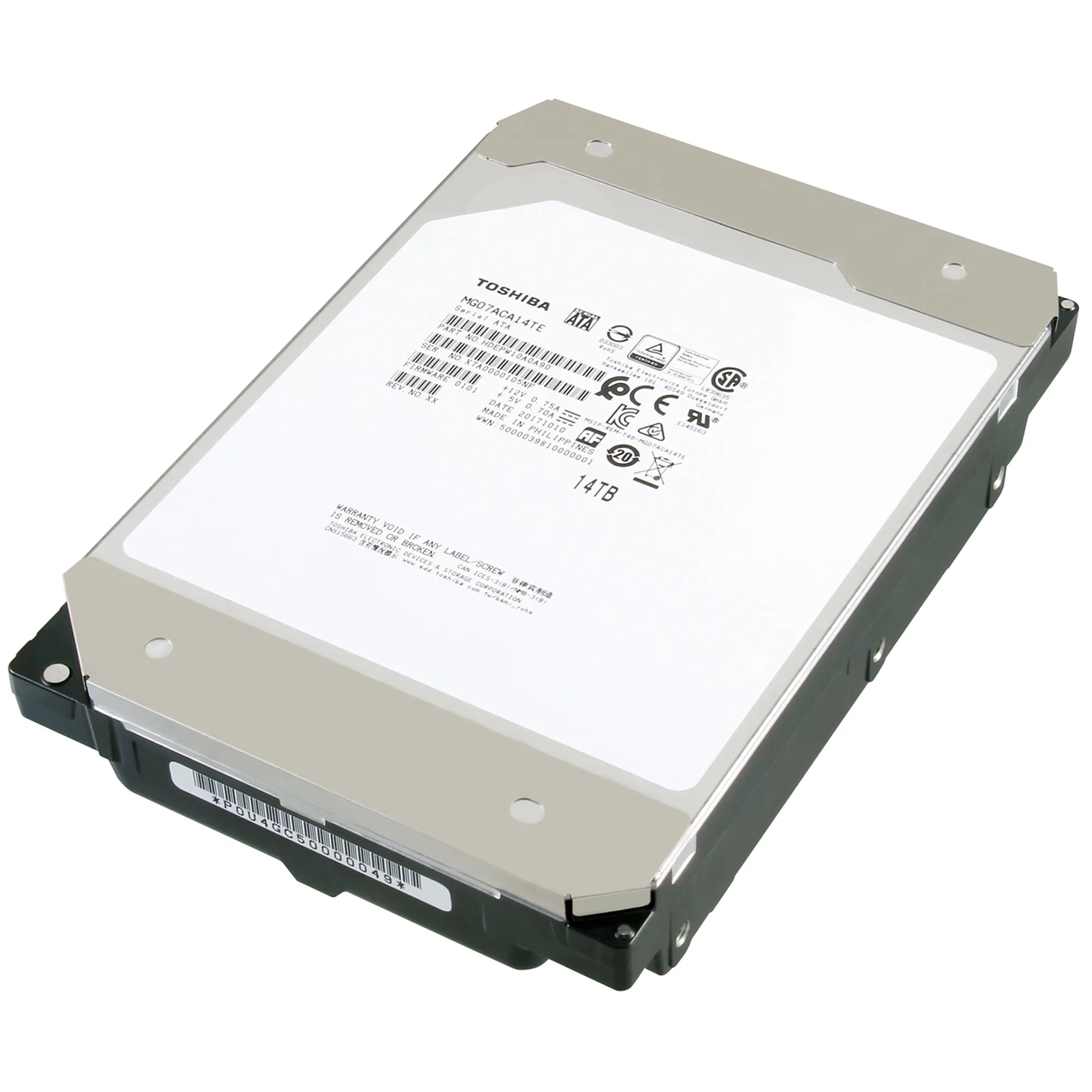 Купить Жесткий диск Toshiba Enterprise 14TB 3.5" SATA III (MG07ACA14TE) - фото 3