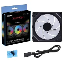 Купити Вентилятор Lian Li Uni Fan SL-INF Wireless 140 Reverse Blade Black (G99.14RSLIN1W1B.00) - фото 4