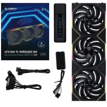 Купити Вентилятор Lian Li Uni Fan TL Wireless 120 3-Pack Black (G99.12TL1W3B.00) - фото 8