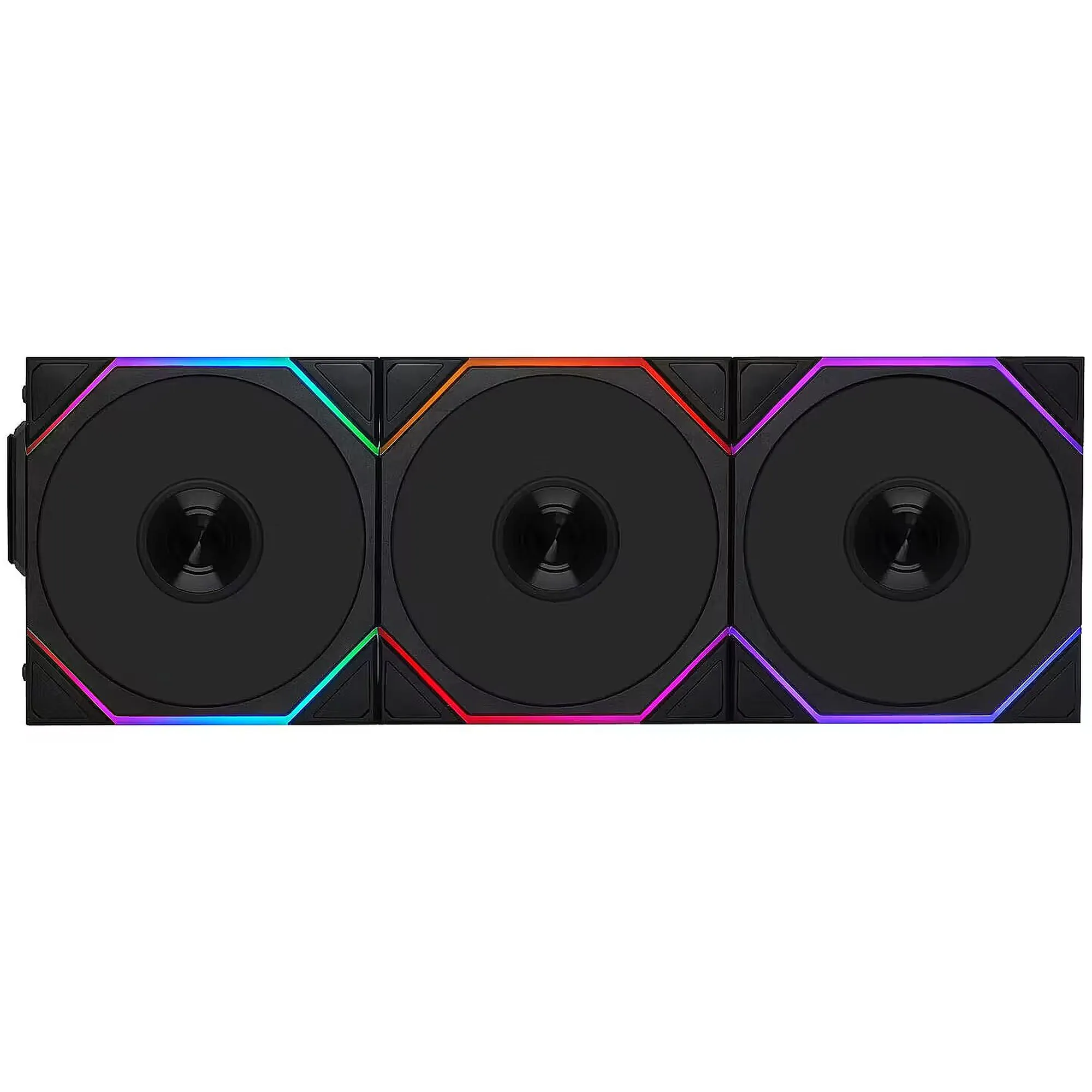 Купить Вентилятор Lian Li Uni Fan TL Wireless Reverse Blade 3-Pack Black (G99.12RTL1W3B.00) - фото 1