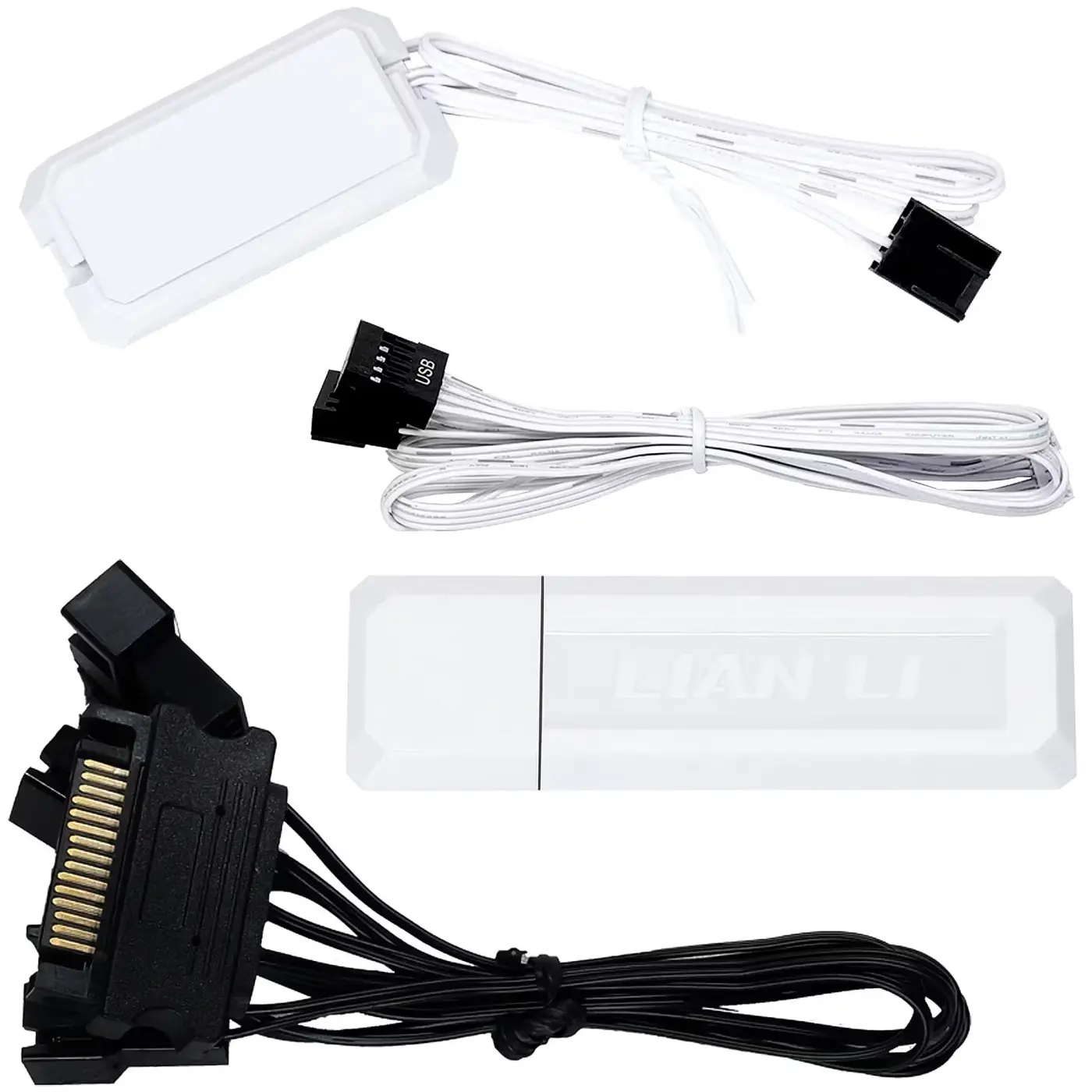 Купити Вентилятор Lian Li Uni Fan TL Wireless Reverse Blade 3-Pack White (G99.12RTL1W3W.00) - фото 5