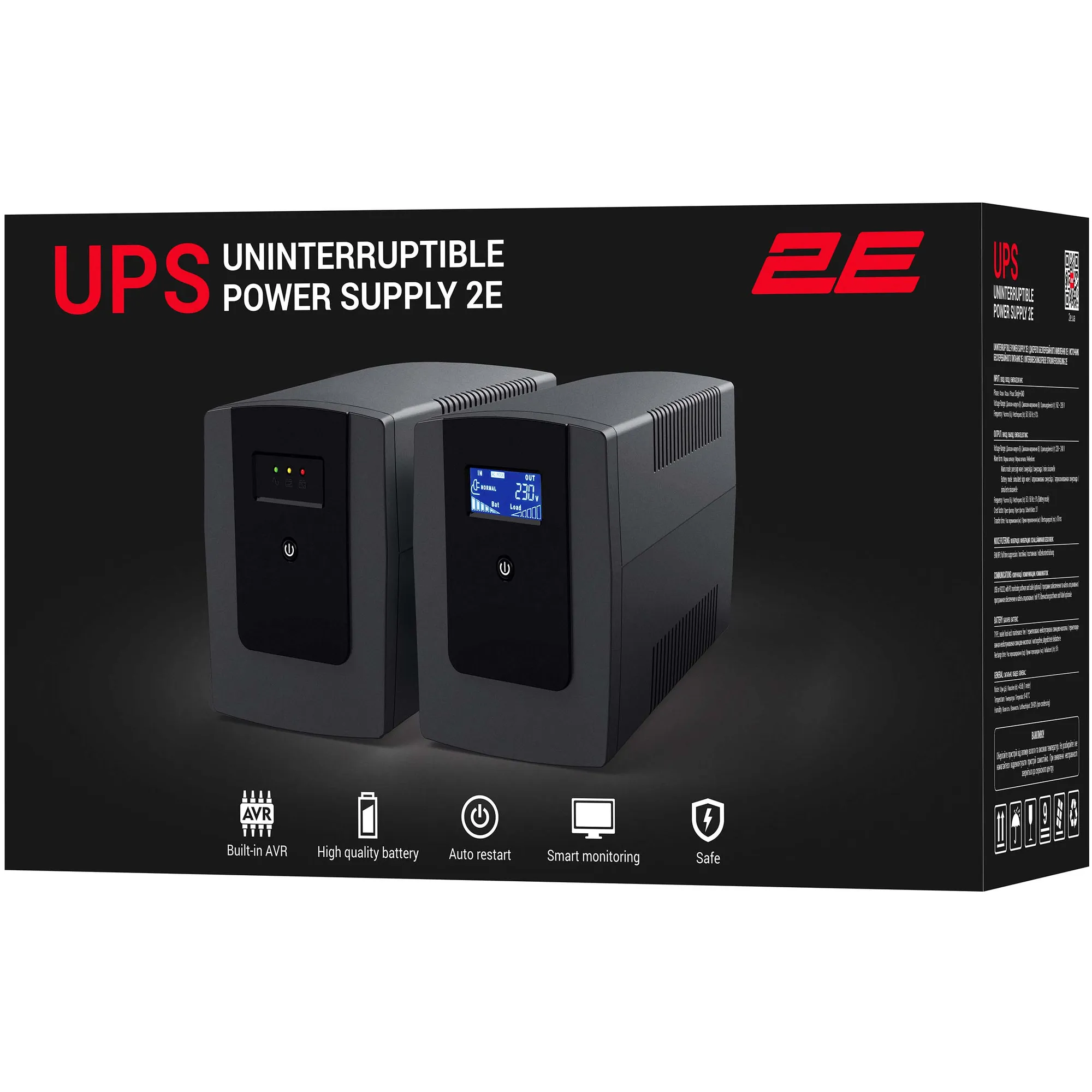 Купити ДБЖ (UPS) 2E DD1200 1200VA (2E-DD1200) - фото 4