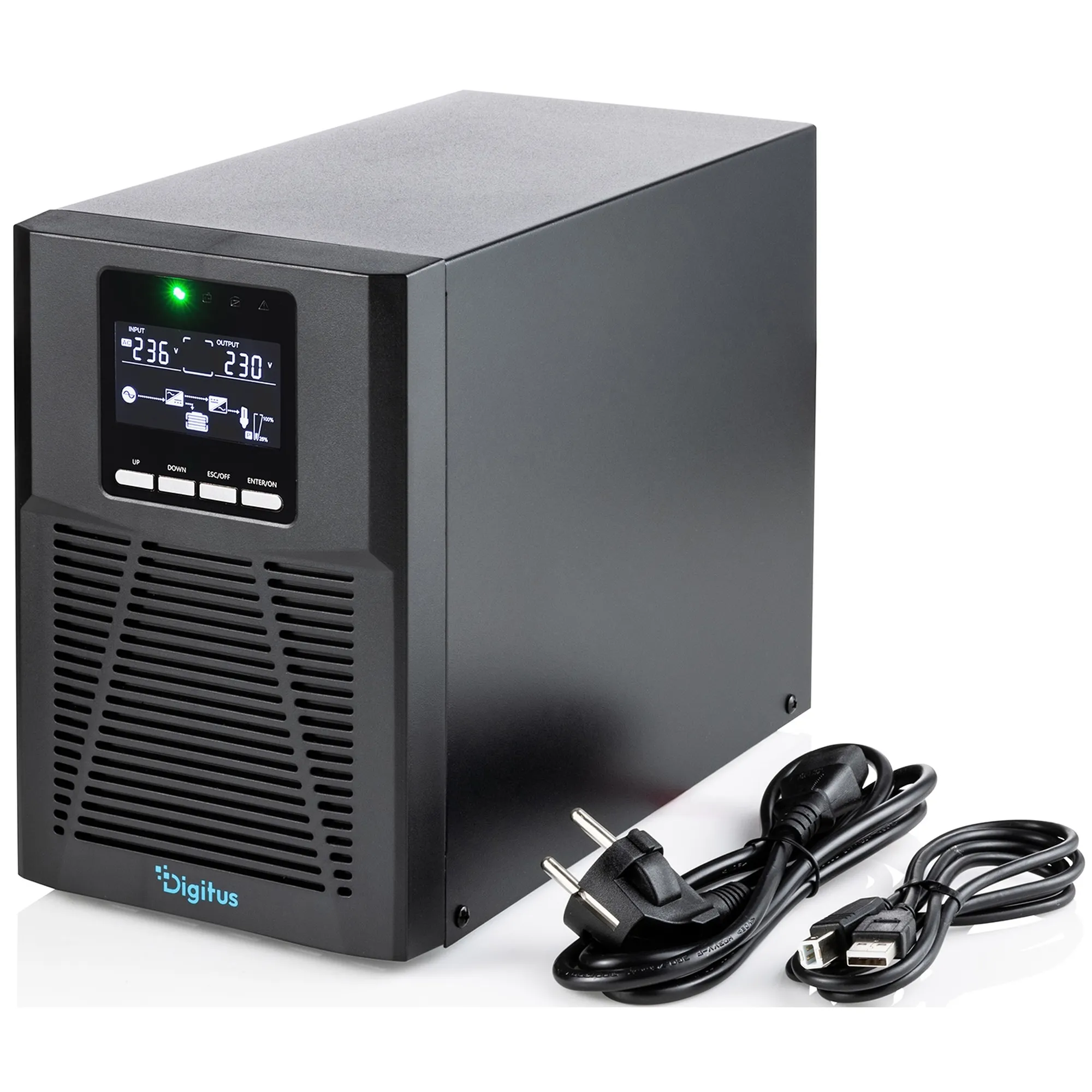 Купити ДБЖ (UPS) Digitus Tower 1000VA (DN-170130) - фото 4
