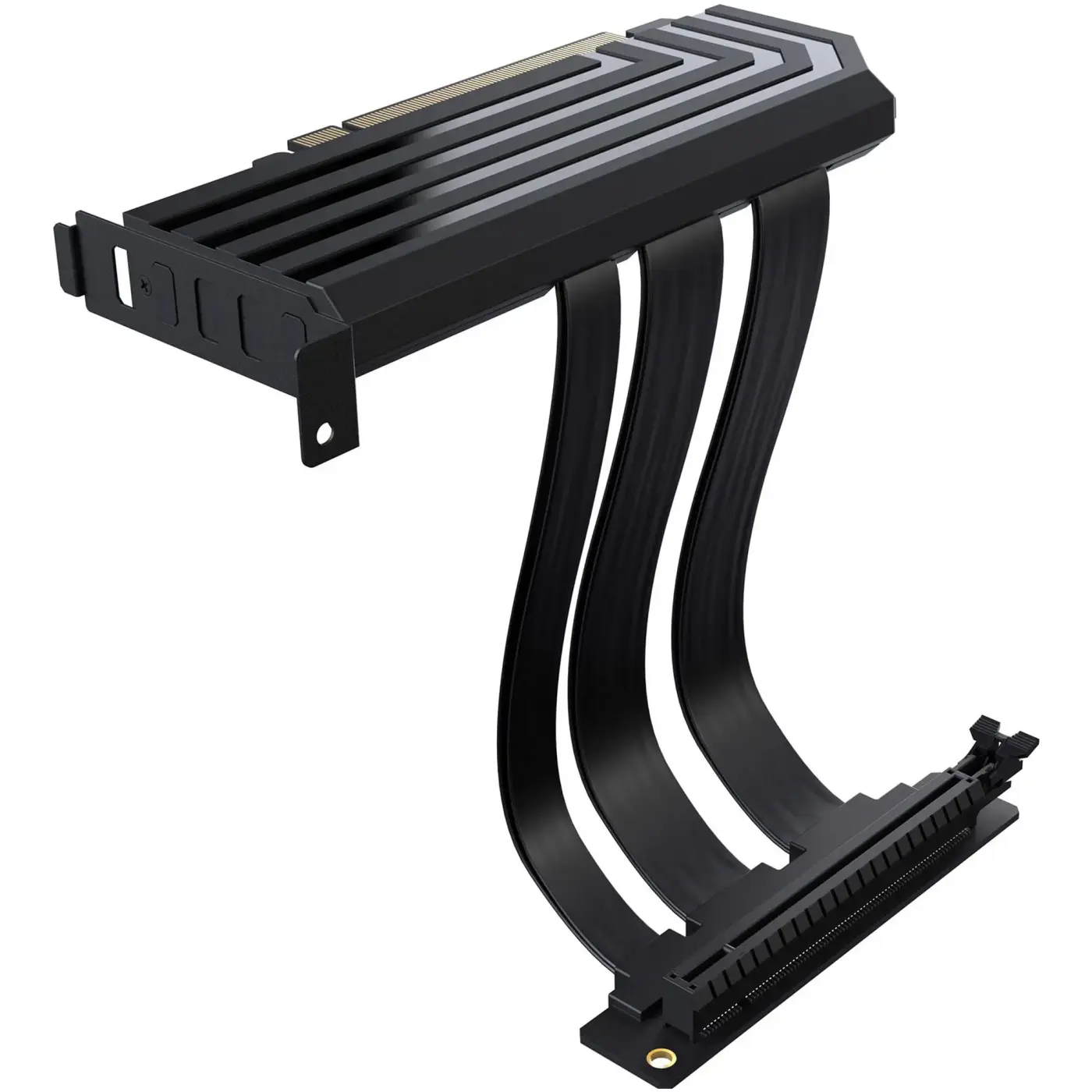 Купить Райзер Hyte PCIE 4.0 Luxury Riser Cable 200mm Black (CA-Y101-PCIE4.0 Riser Cable-black) - фото 3