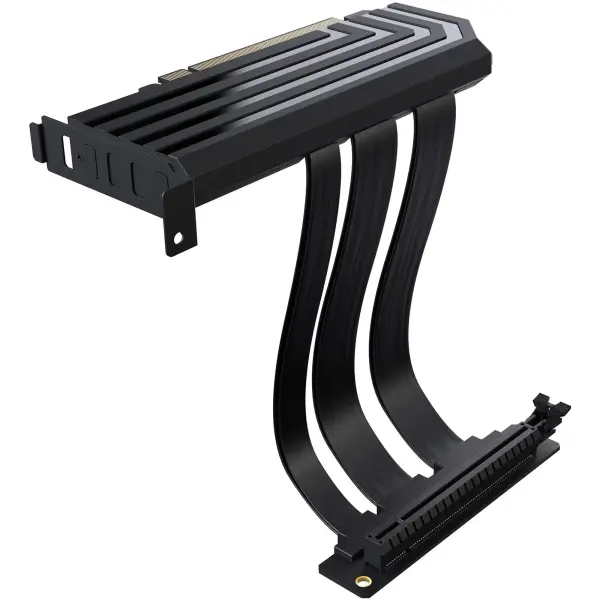 Купить Райзер Hyte PCIE 4.0 Luxury Riser Cable 200mm Black (CA-Y101-PCIE4.0 Riser Cable-black) - фото 3
