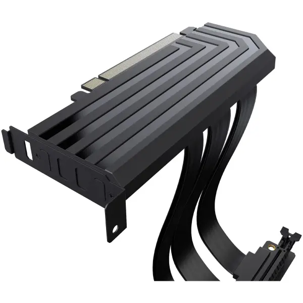 Купить Райзер Hyte PCIE 4.0 Luxury Riser Cable 200mm Black (CA-Y101-PCIE4.0 Riser Cable-black) - фото 4