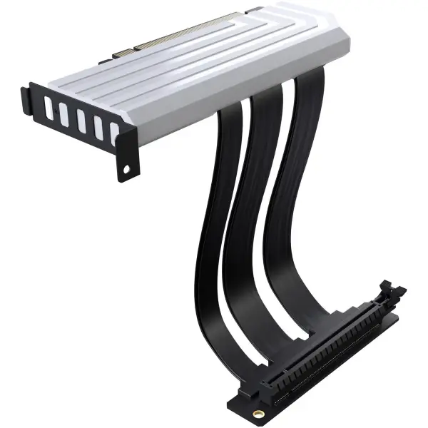 Купить Райзер Hyte PCIE 4.0 Luxury Riser Cable 200mm White (CA-Y101-PCIE Riser Cable-white) - фото 3
