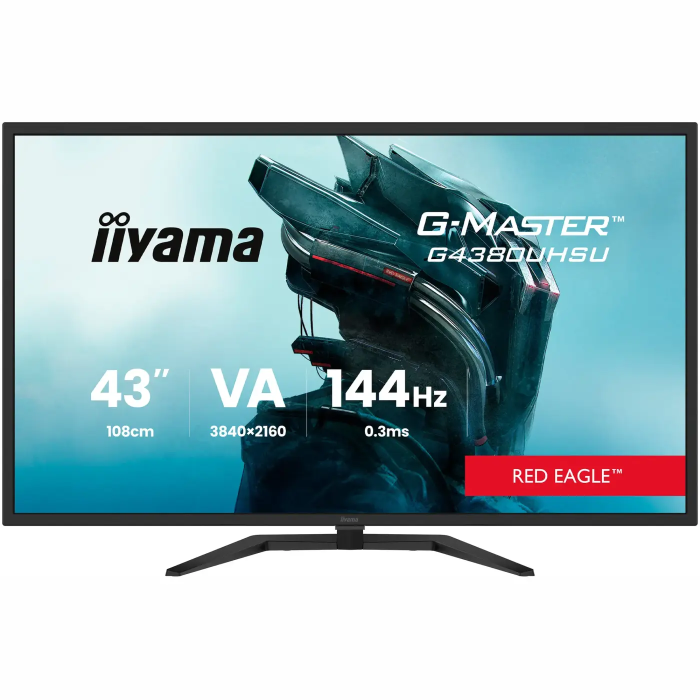 Купить Монитор 42.5" Iiyama G-Master G4380UHSU-B2 Red Eagle - фото 1
