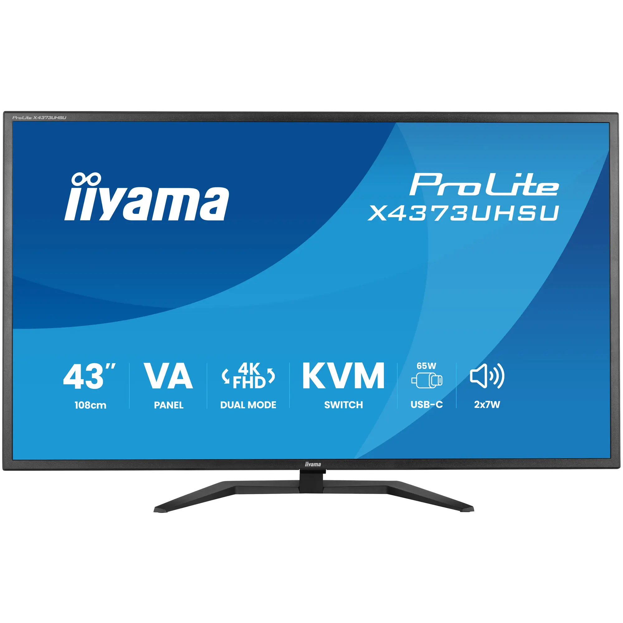 Купити Монітор 42.5" Iiyama ProLite X4373UHSU-B2 - фото 1