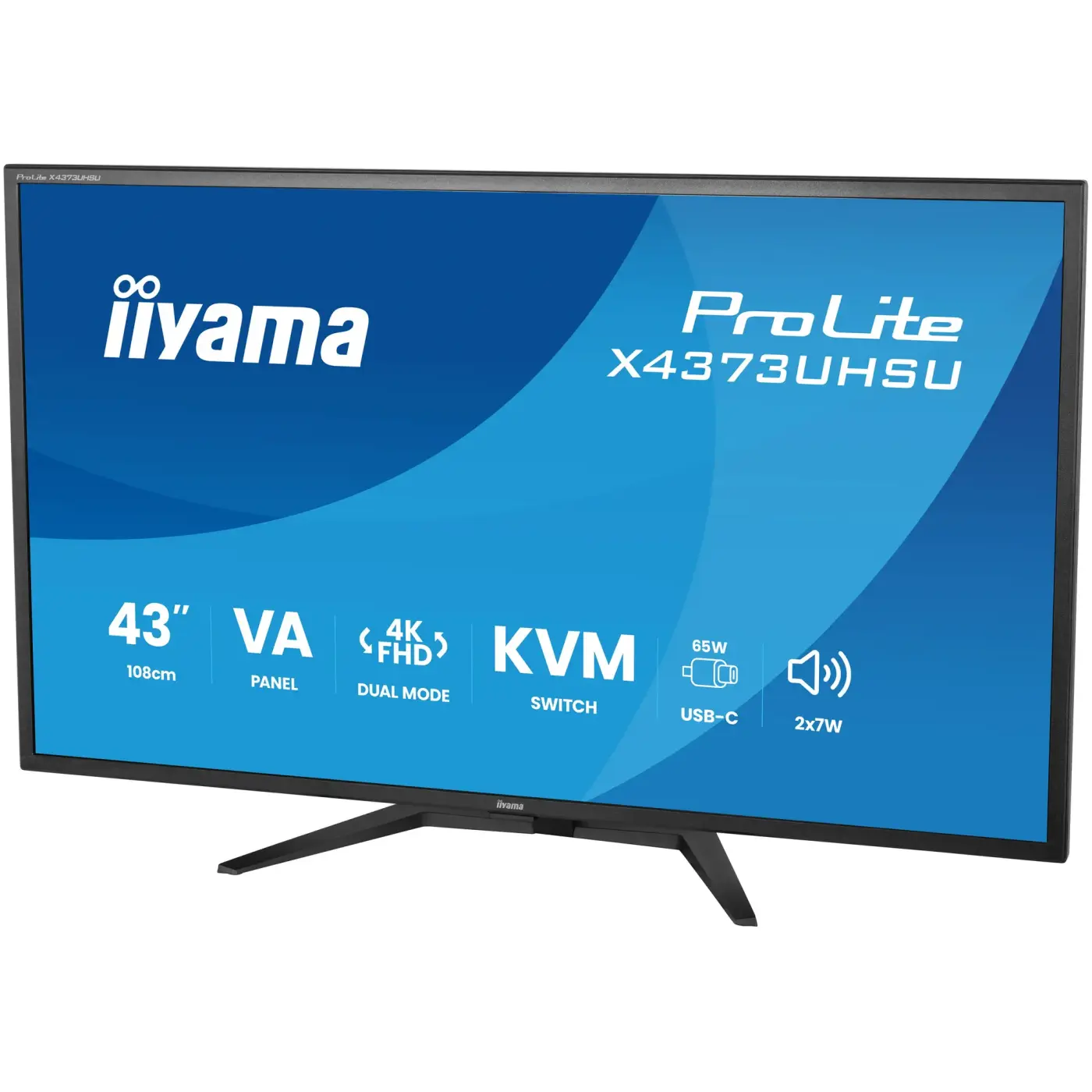 Купити Монітор 42.5" Iiyama ProLite X4373UHSU-B2 - фото 3