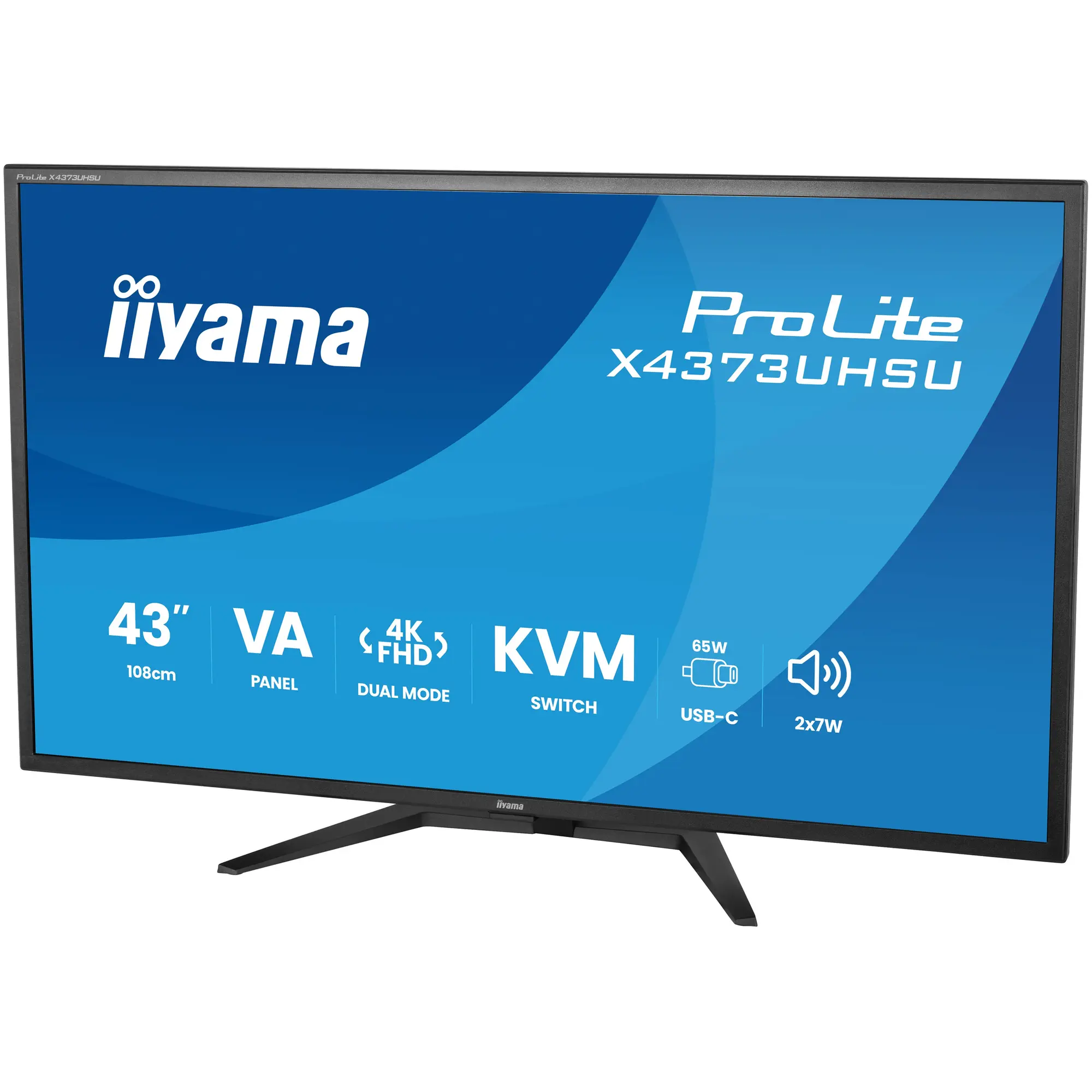 Купити Монітор 42.5" Iiyama ProLite X4373UHSU-B2 - фото 3