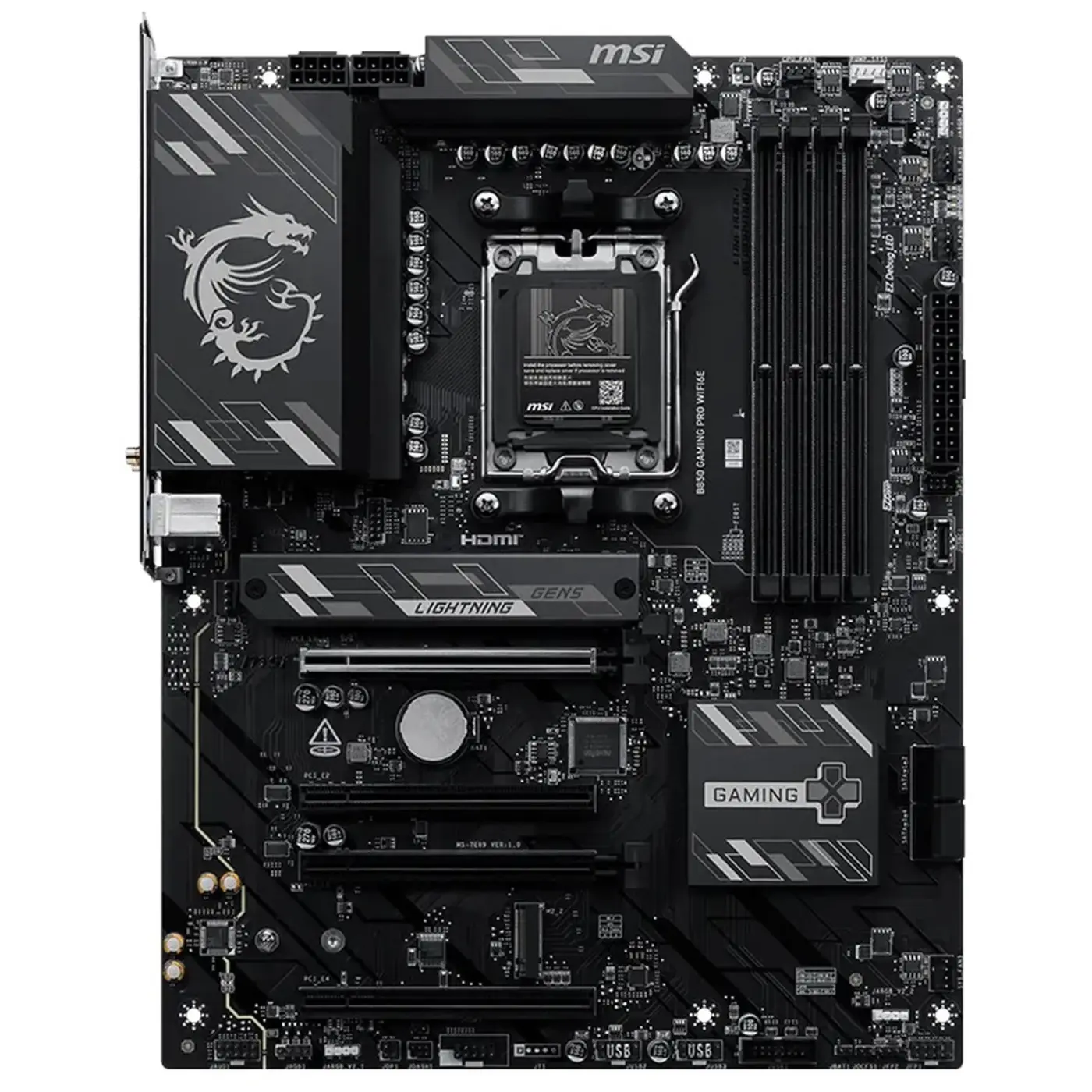 Купить Материнская плата MSI B850 GAMING PRO WIFI6E (sAM5, AMD B850, DDR5, ATX) - фото 2