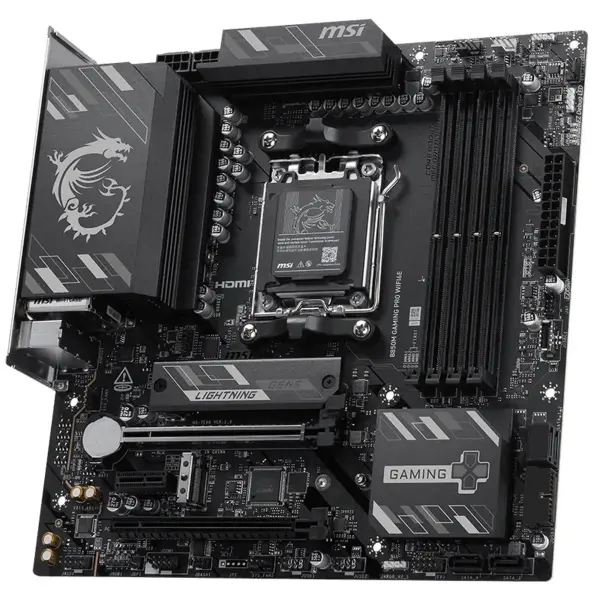 Купить Материнская плата MSI B850M GAMING PRO WIFI6E (sAM5, AMD B850, DDR5, mATX) - фото 3