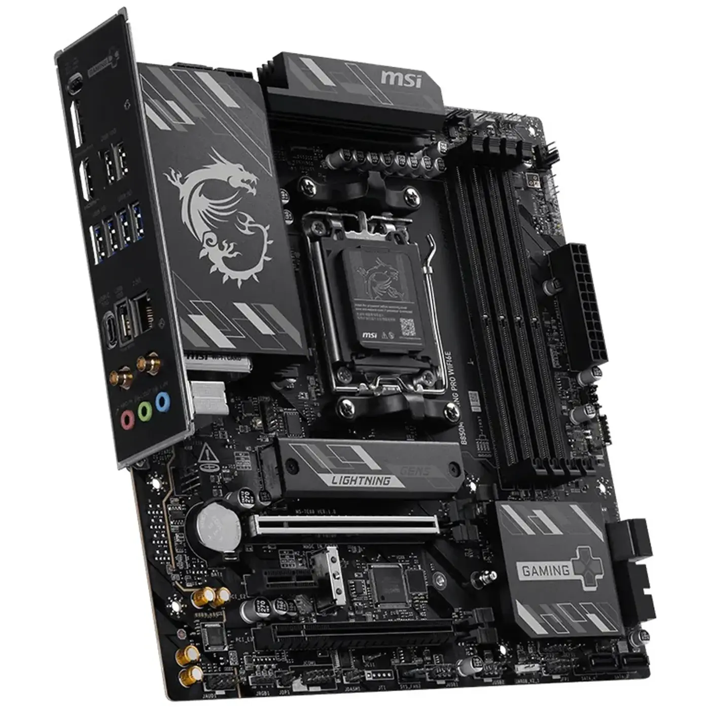 Купить Материнская плата MSI B850M GAMING PRO WIFI6E (sAM5, AMD B850, DDR5, mATX) - фото 4