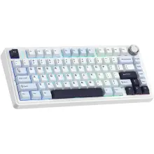 Купить Клавиатура Aula F75 Pink Switch USB UA White (6978080504883) - фото 2