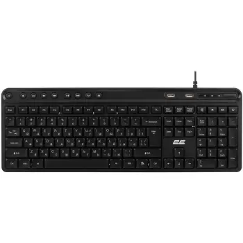 Купить Клавиатура 2E KS1100 USB UA Black (2E-KS1100UB_UA) - фото 1