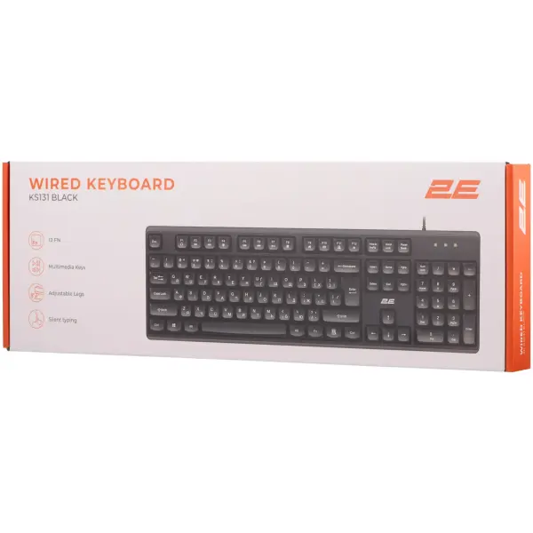 Купить Клавиатура 2E KS131 USB UA Black (2E-KS131UB_UA) - фото 7