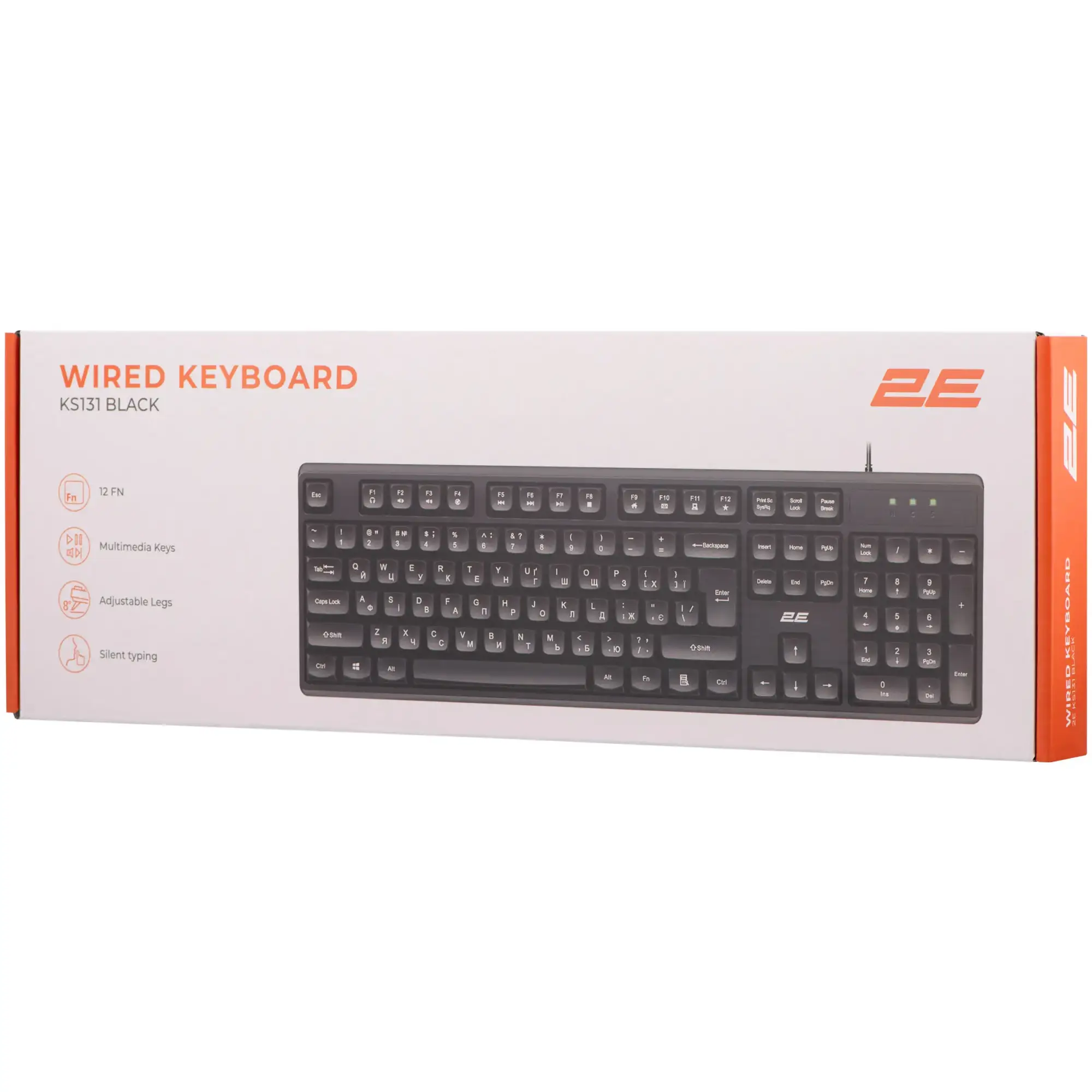 Купить Клавиатура 2E KS131 USB UA Black (2E-KS131UB_UA) - фото 7