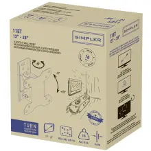 Купить Крепление для телевизора (кронштейн) KSL Simpler 11ET - фото 6