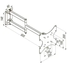 Купить Крепление для телевизора (кронштейн) KSL Simpler 27ET - фото 5