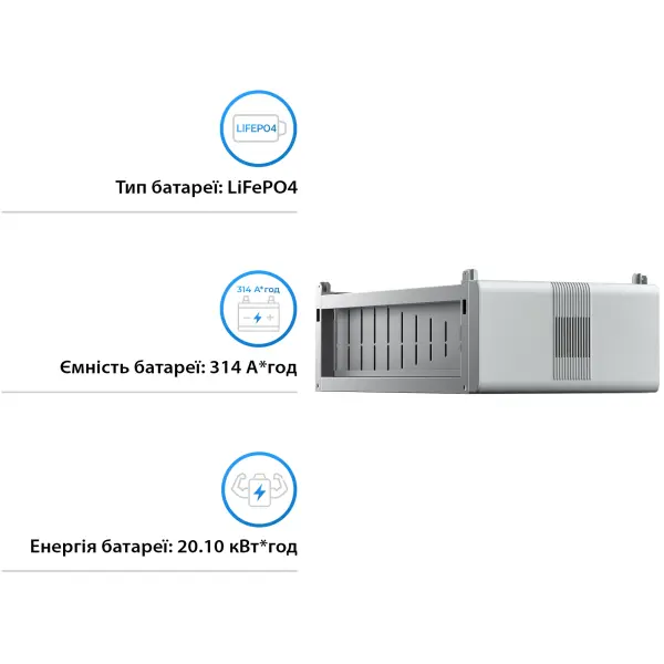 Купить Аккумуляторная батарея Solis FlexCore-ID 20kWh 64V 314Ah LiFePO4 (FlexCore-ID-BAT20kWh) - фото 2