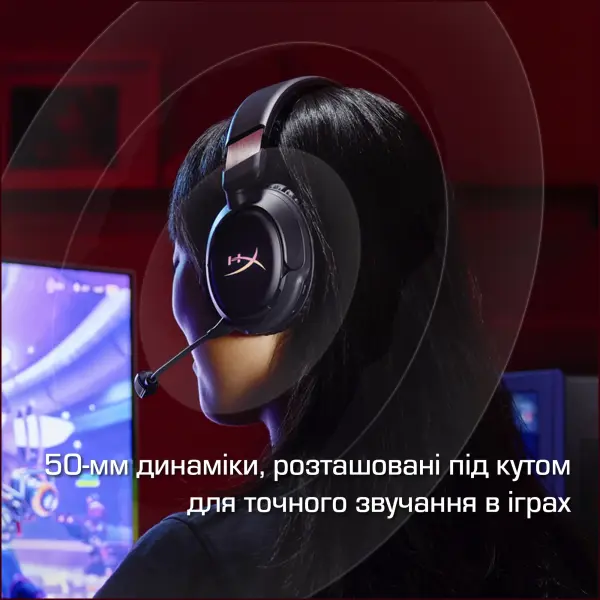 Купити Навушники HyperX Cloud Flight 2 Wireless Black (B5VC4AA) - фото 10