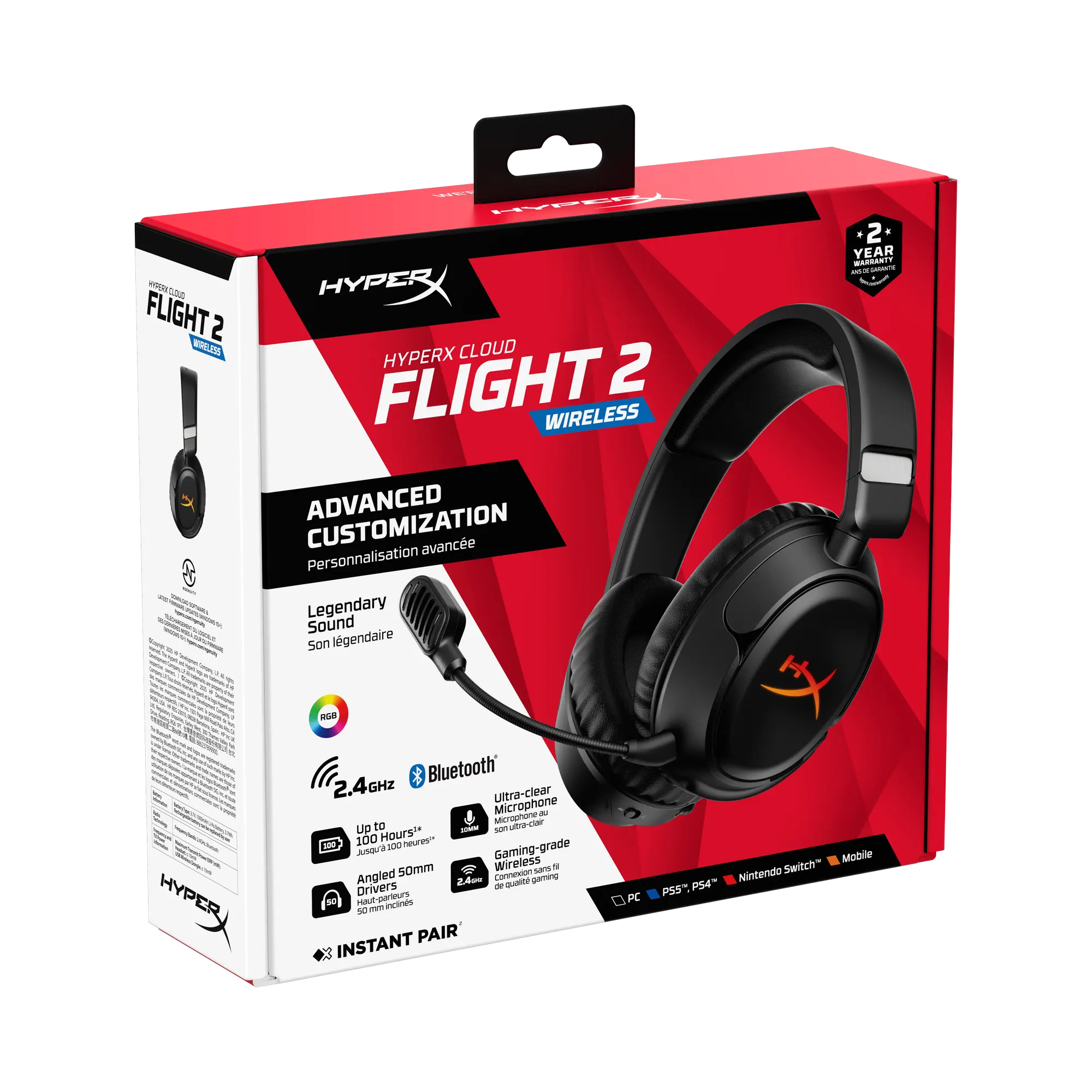 Купити Навушники HyperX Cloud Flight 2 Wireless Black (B5VC4AA) - фото 20