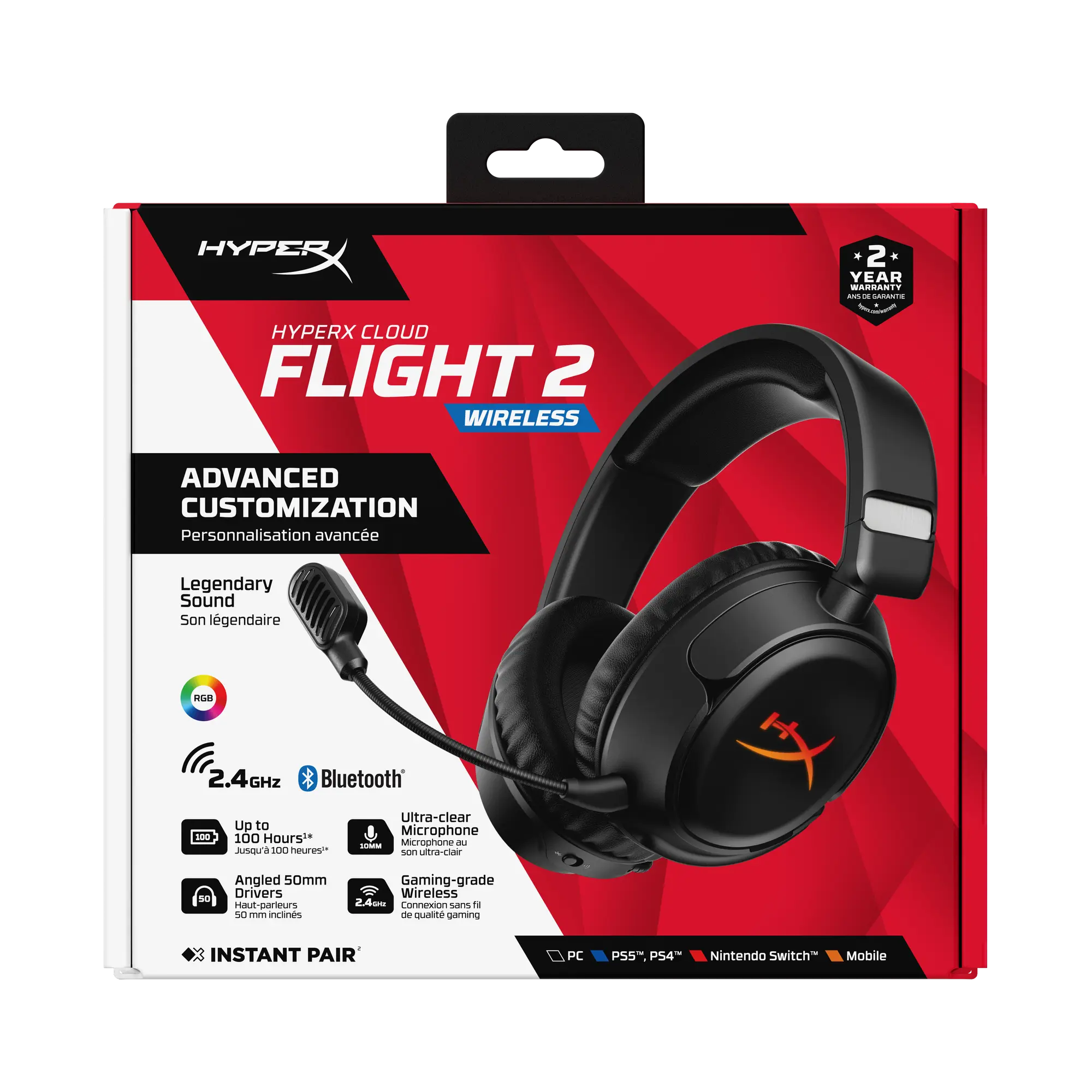 Купити Навушники HyperX Cloud Flight 2 Wireless Black (B5VC4AA) - фото 22