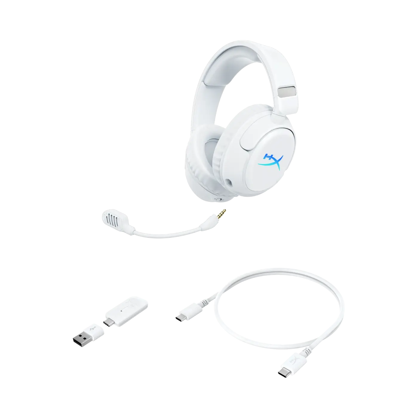 Купити Навушники HyperX Cloud Flight 2 Wireless White (B5VC5AA) - фото 2