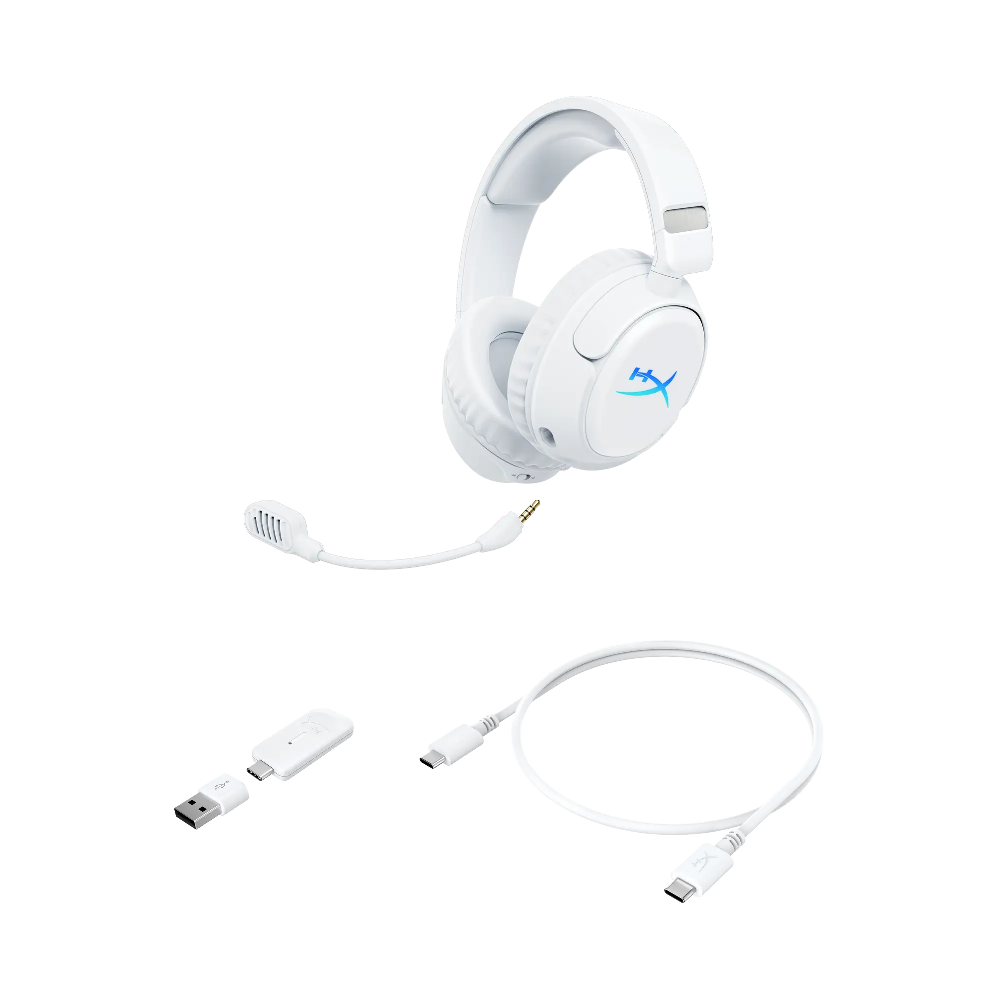 Купити Навушники HyperX Cloud Flight 2 Wireless White (B5VC5AA) - фото 2