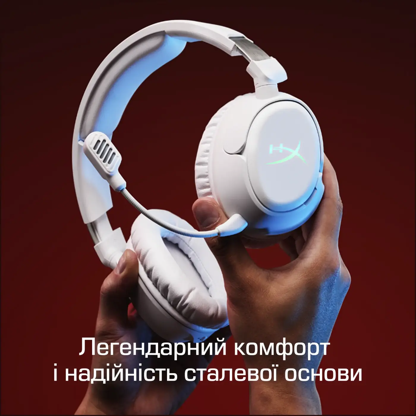 Купити Навушники HyperX Cloud Flight 2 Wireless White (B5VC5AA) - фото 10