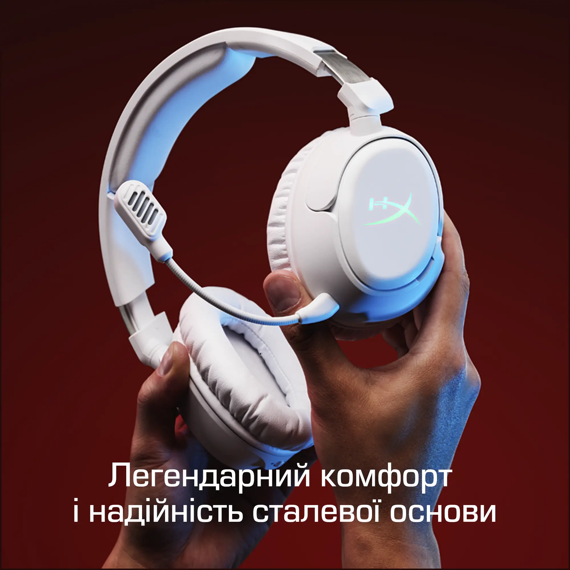 Купити Навушники HyperX Cloud Flight 2 Wireless White (B5VC5AA) - фото 10