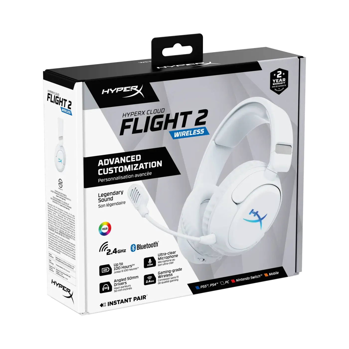 Купити Навушники HyperX Cloud Flight 2 Wireless White (B5VC5AA) - фото 20