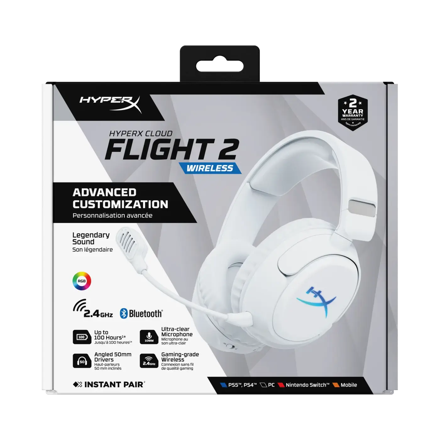 Купити Навушники HyperX Cloud Flight 2 Wireless White (B5VC5AA) - фото 22