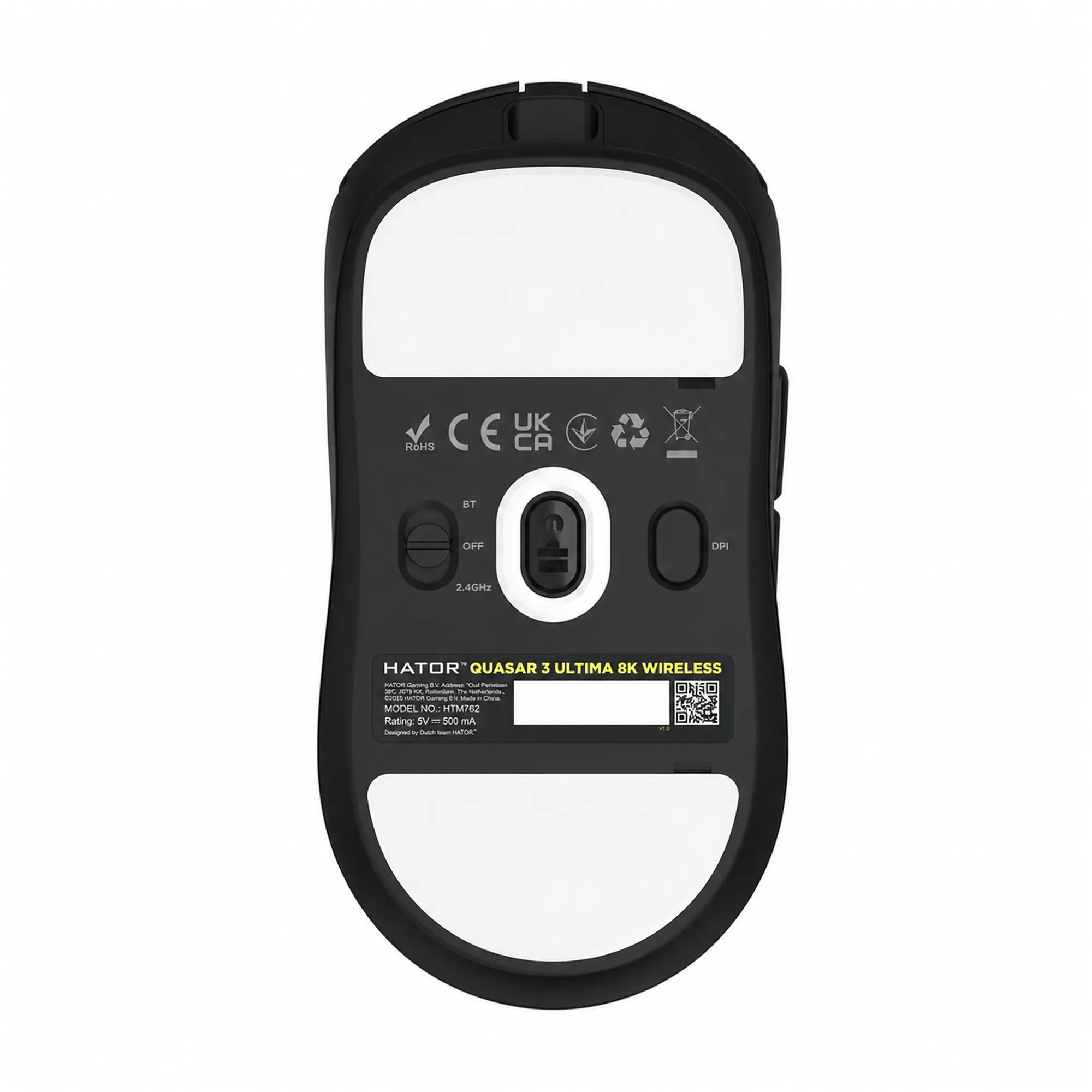 Купити Мишка Hator Quasar 3 Ultima 8K Wireless Black Edition (HTM762) - фото 5