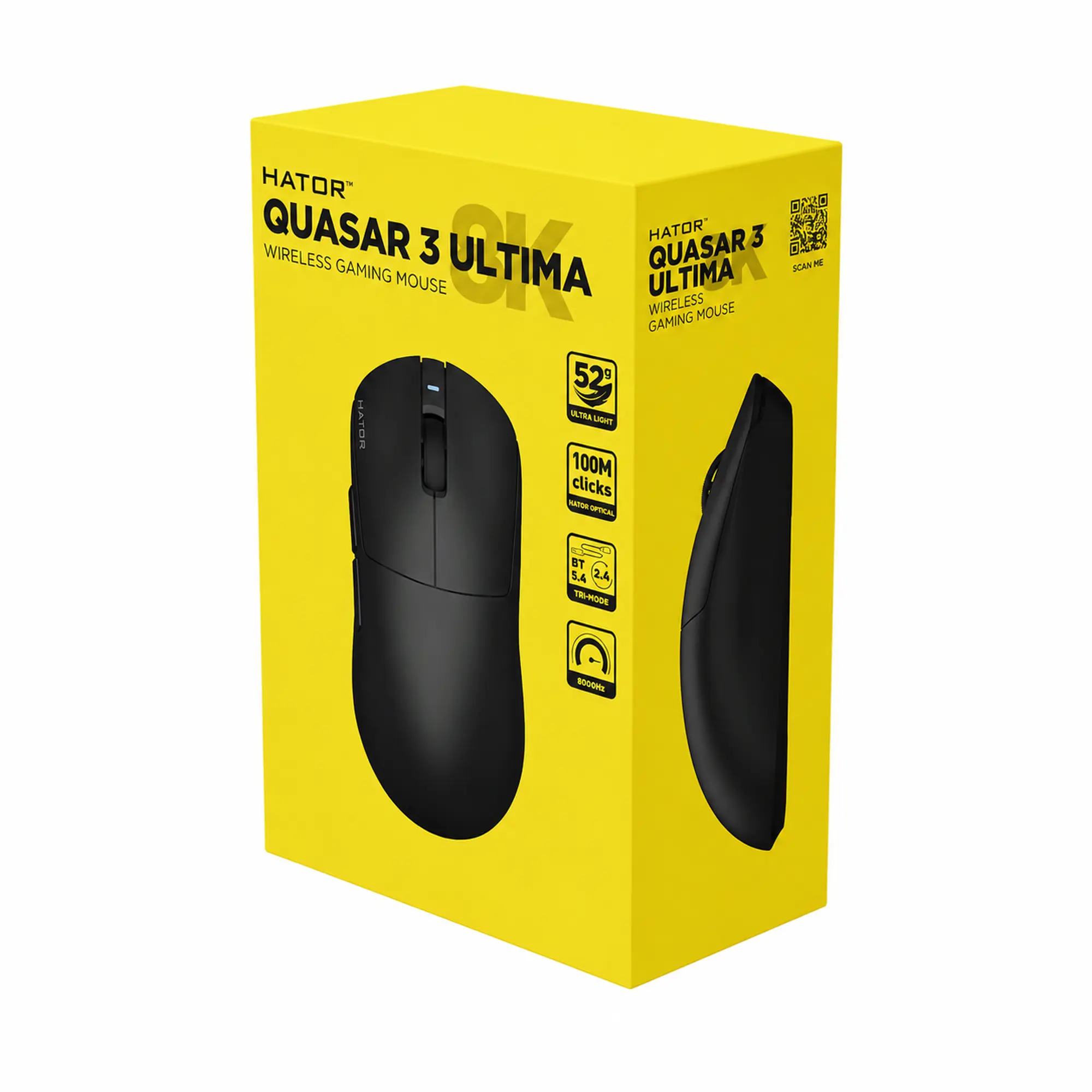 Купити Мишка Hator Quasar 3 Ultima 8K Wireless Black Edition (HTM762) - фото 6