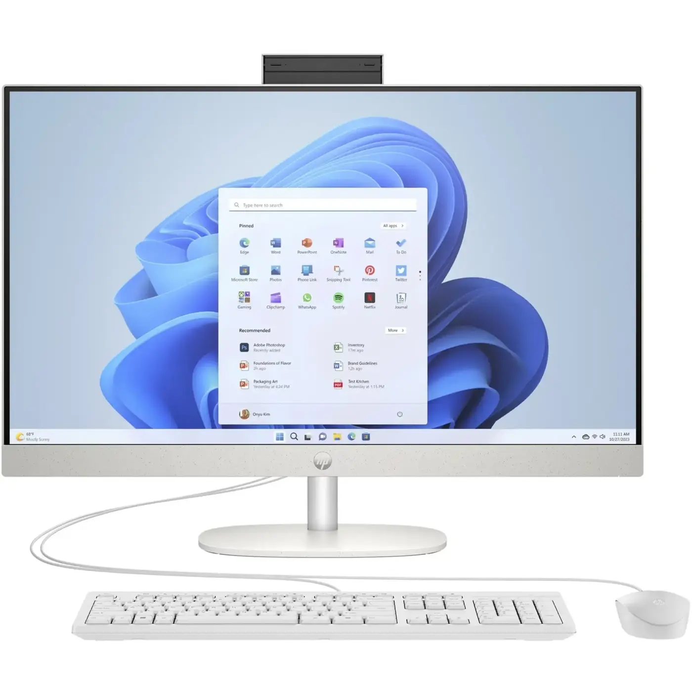 Купити Моноблок HP All-in-One (AR0N5EA) - фото 1