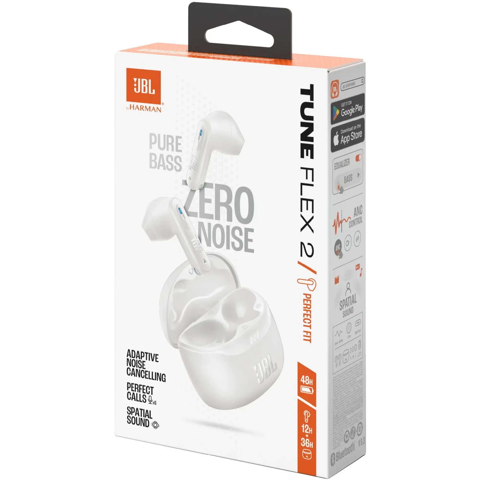 Купить Наушники JBL Tune Flex 2 White (JBLTFLEX2WHT) - фото 10