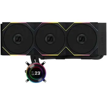 Купить Система водяного охлаждения Lian Li Hydroshift II LCD-C 360TL Black (G89.GHS2LCD36TB.00) - фото 1