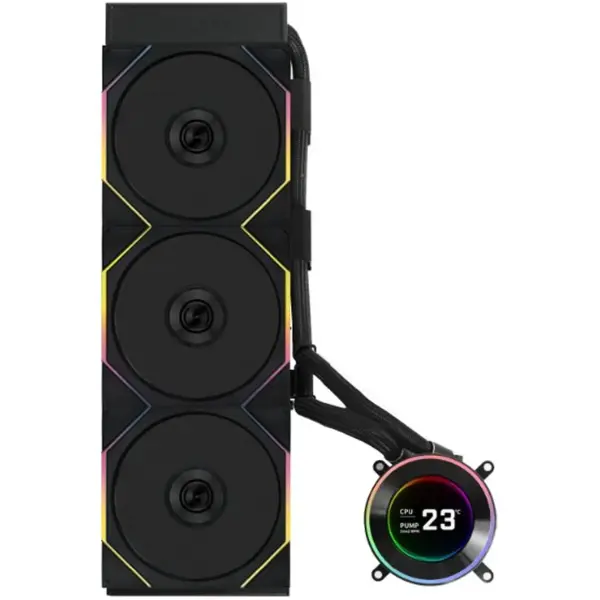 Купить Система водяного охлаждения Lian Li Hydroshift II LCD-C 360TL Black (G89.GHS2LCD36TB.00) - фото 3