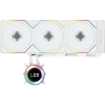 Купить Система водяного охлаждения Lian Li Hydroshift II LCD-C 360TL White (G89.GHS2LCD36TW.00) - фото 1