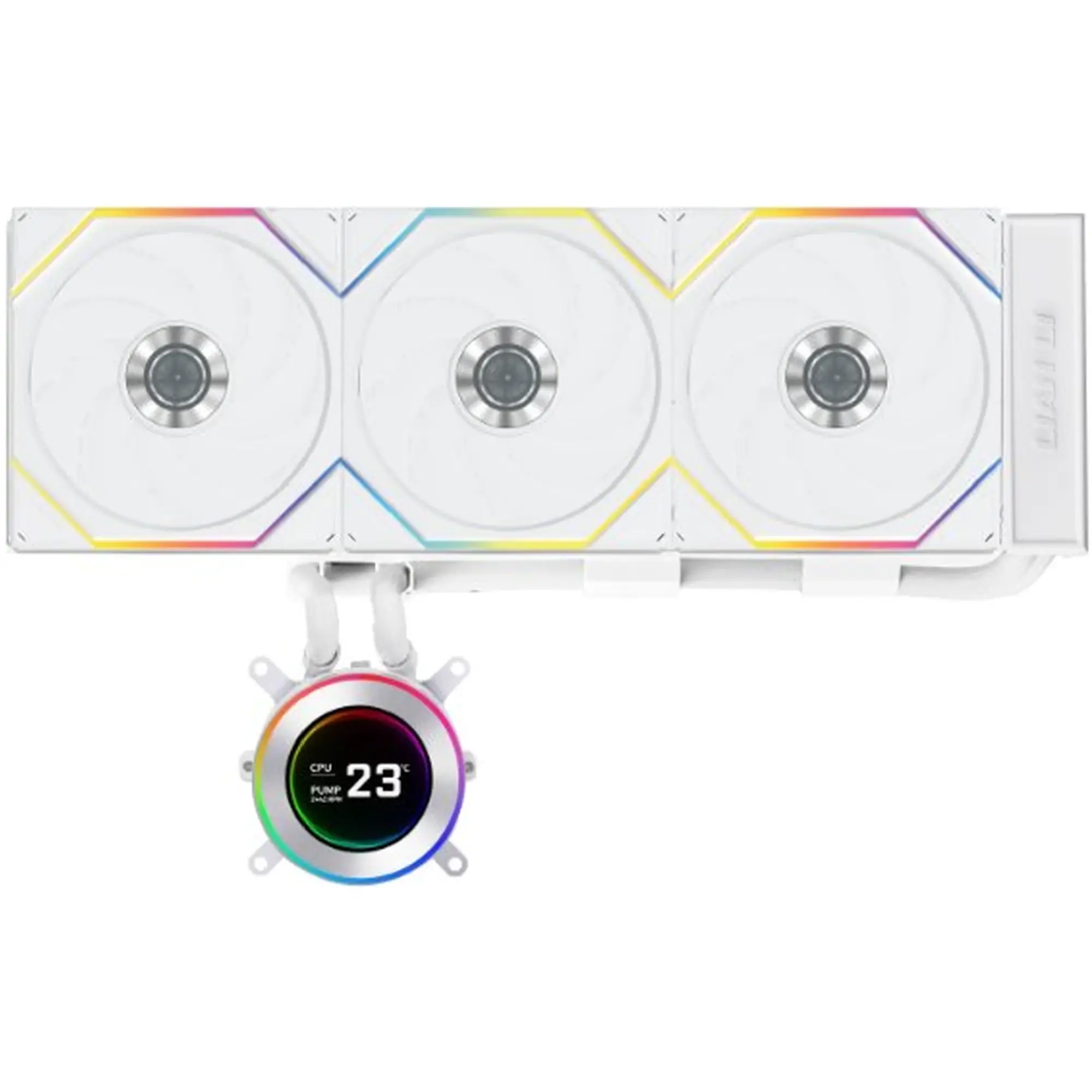 Купить Система водяного охлаждения Lian Li Hydroshift II LCD-C 360TL White (G89.GHS2LCD36TW.00) - фото 1
