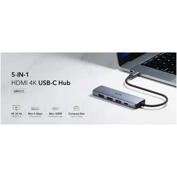 Купить USB-хаб Cudy UH405 - фото 2