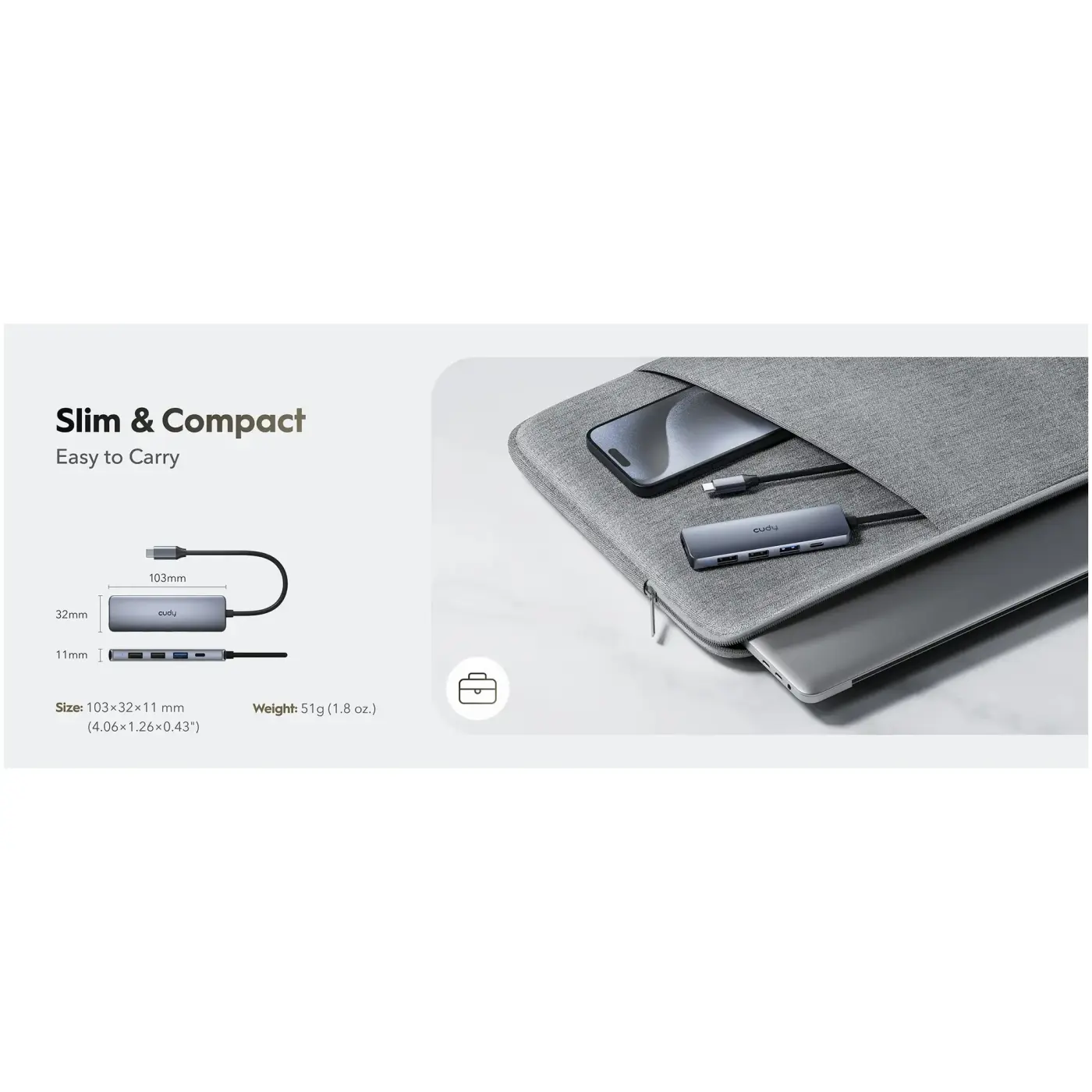 Купить USB-хаб Cudy UH405 - фото 5