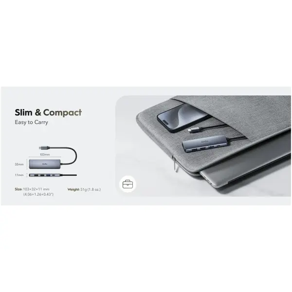 Купить USB-хаб Cudy UH405 - фото 5