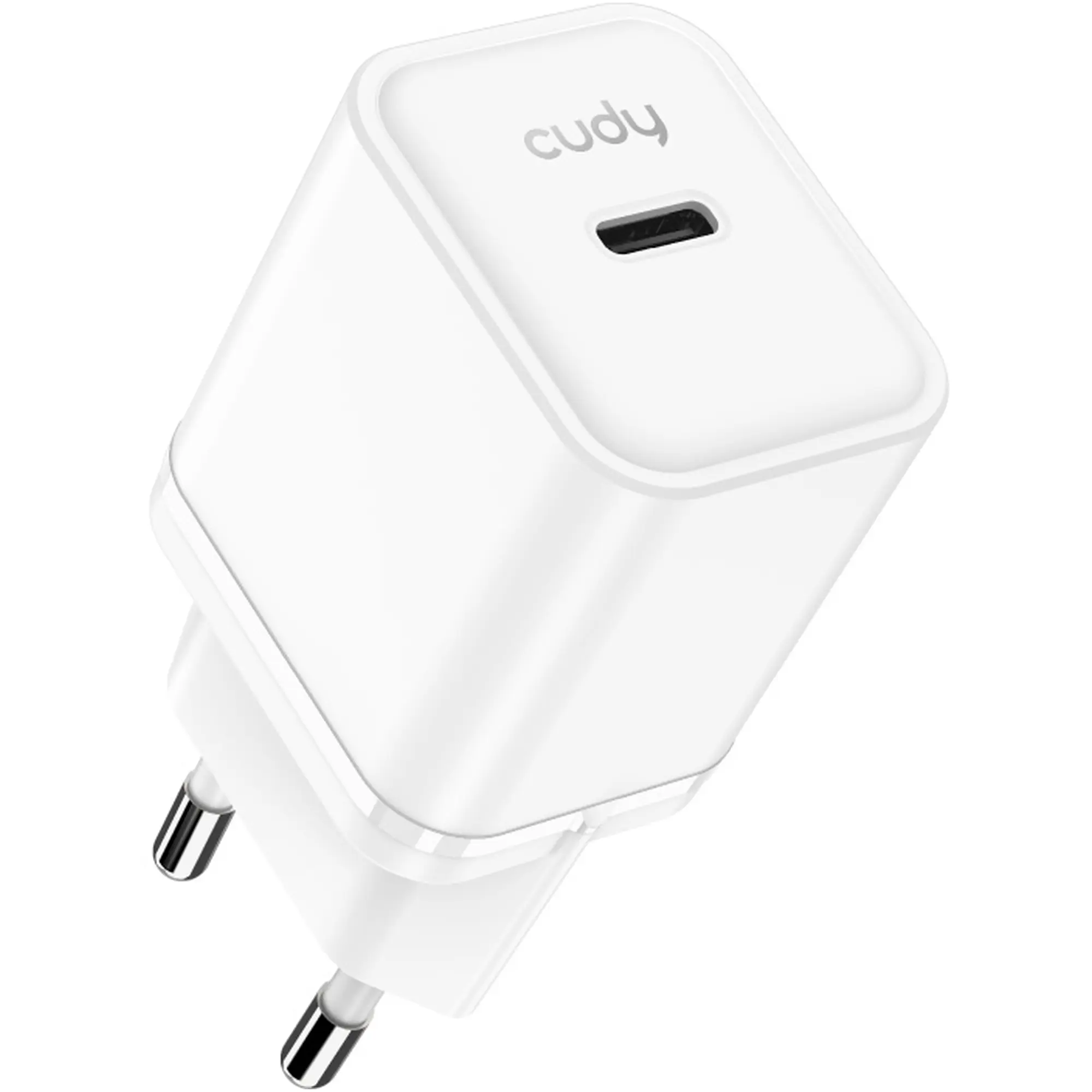 Купити Зарядний пристрій Cudy CH20 GaN Charger USB-C PD 3.0, QC 3.0, 20W White - фото 1