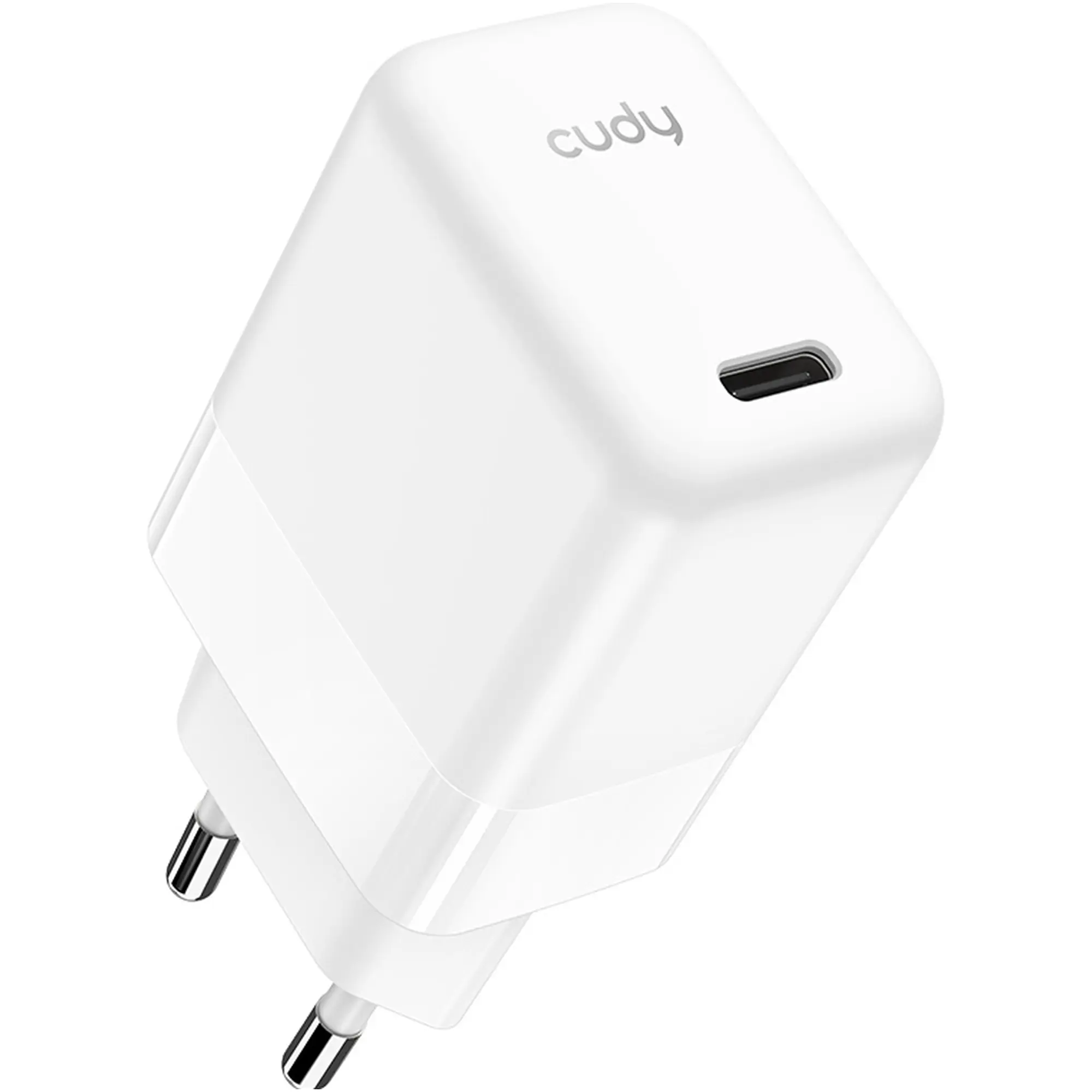 Купити Зарядний пристрій Cudy CH30 GaN Charger USB-C PD 3.0, QC 3.0, 30W White - фото 1