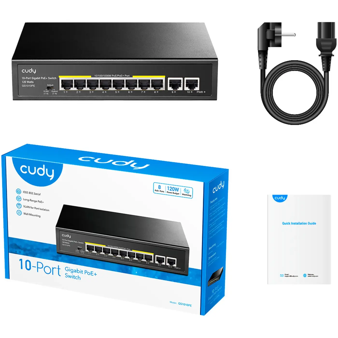 Купити Комутатор Cudy GS1010PE - фото 3